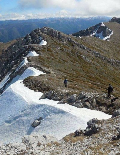 trekking su neve