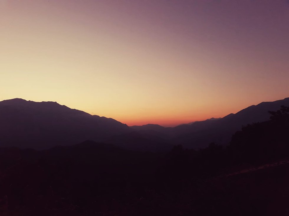 tramonto estivo